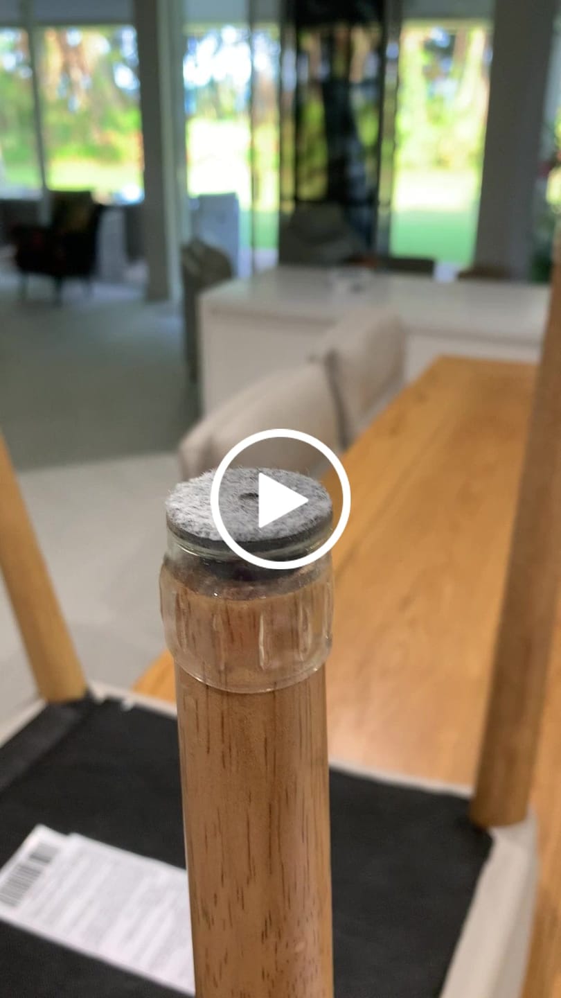 Customer video review of Elite Groovy Chair Leg Glides - Limited Edition