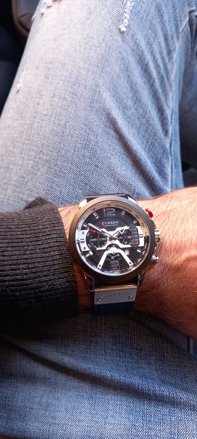 Customer photo review of Curren Galacticos® orologio uomo pelle