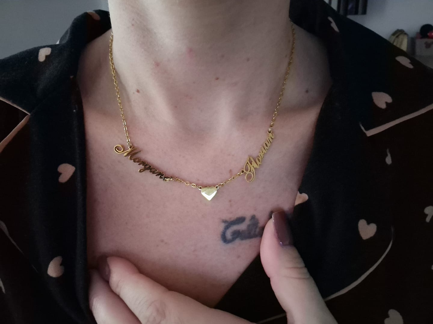 Customer photo review of Collier Plusieurs Prénoms