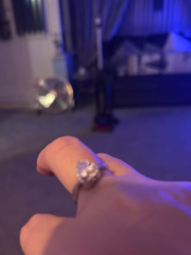 Customer photo review of Forever In My Heart Urn Ring