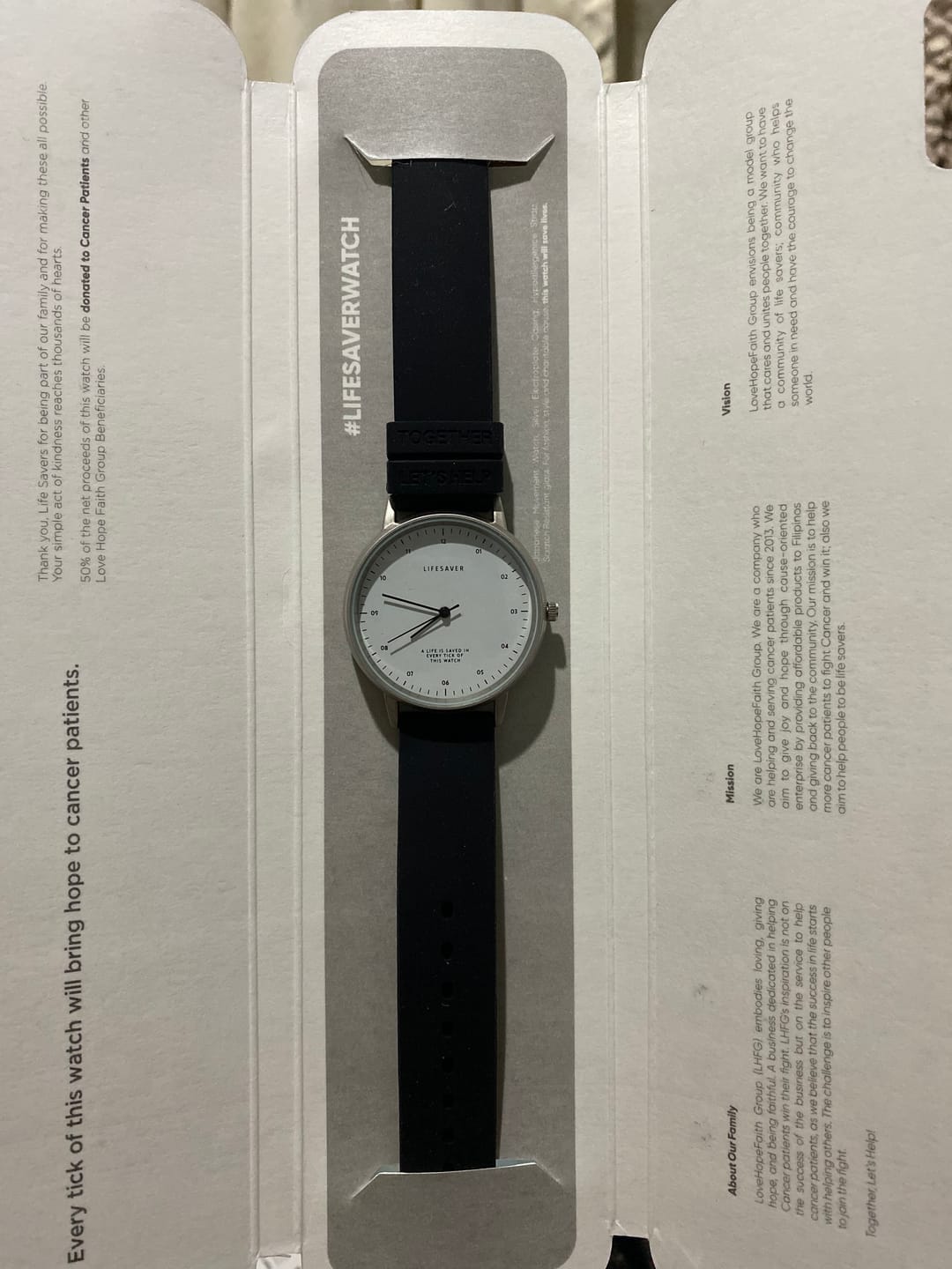 Customer photo review of Life Saver Watch 4.0 – Black