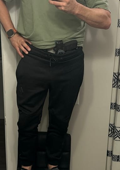 Customer photo review of Carrier Joggers Mk.II - Midnight Black