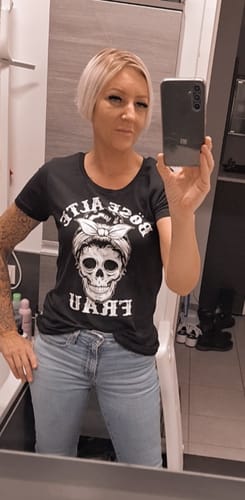 Customer photo review of Böse alte Frau - Damen T-Shirt