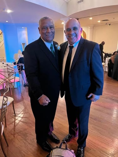 Customer photo review of Green Plaid Tie Pocket Square Cufflinks Set