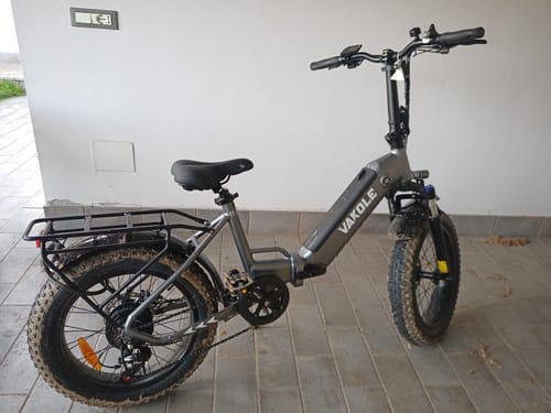 Customer photo review of Vakole VT4 250W 20" Foldable Electric Bike 13Ah Step-through E-bike