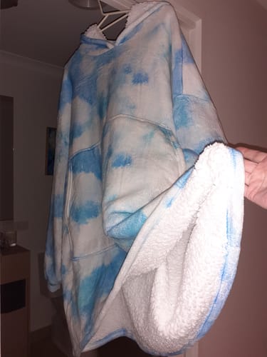 Customer photo review of Happy Hoodie Clouds Classic Hoodie