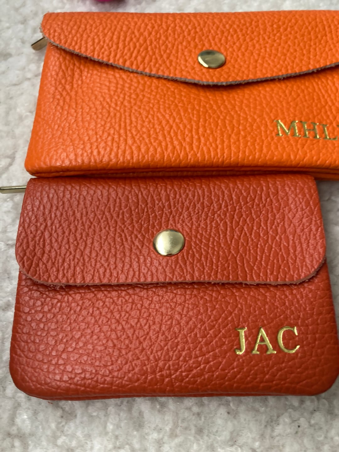 Customer photo review of Small Leather Purse