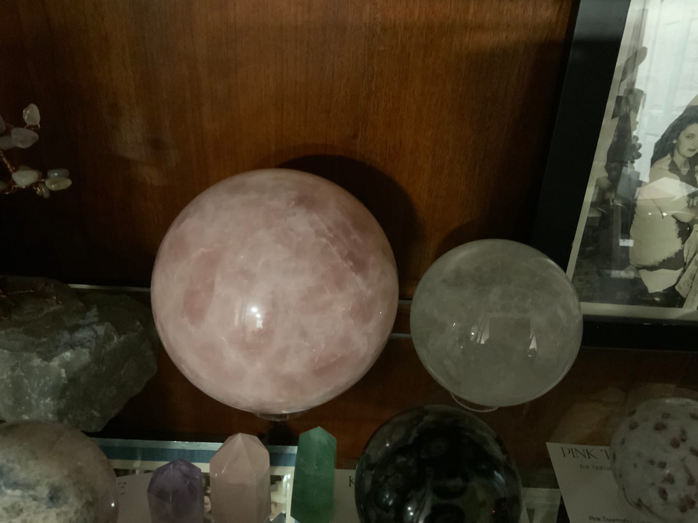 Customer photo review of Large Rose Quartz Sphere