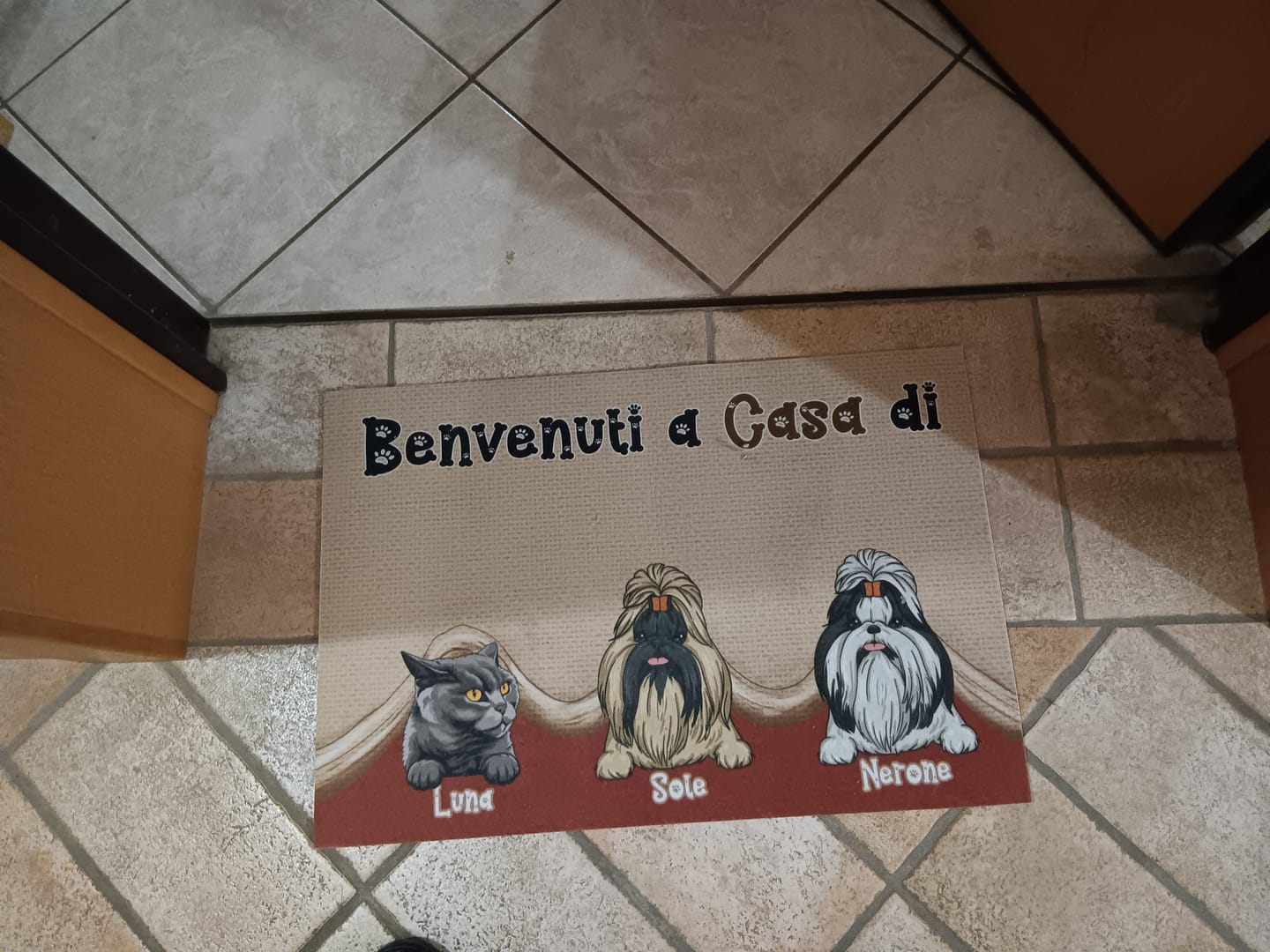 Customer photo review of Animaletti - Zerbino Personalizzabile