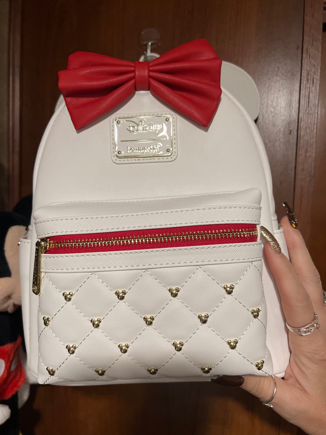 Customer photo review of 707 Street Exclusive - Loungefly Disney The Minnie Mouse Classic Series Mini Backpack - The Sweetheart