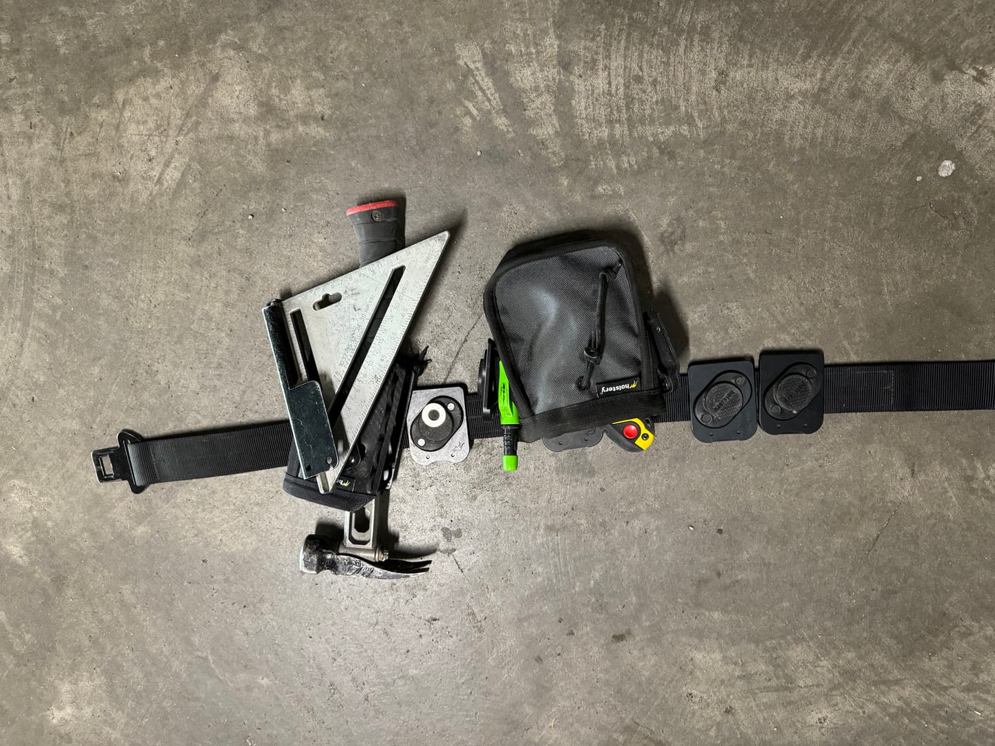 Customer photo review of SquareMaster | Clip-On Square Holster