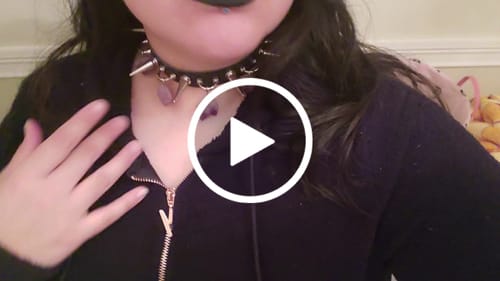 Customer video review of Amethyst Crown Collar