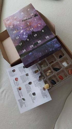 Customer photo review of Gemstone Christmas Countdown Calendar