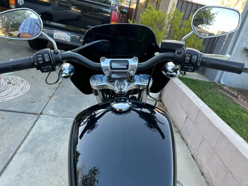 Customer photo review of Quarter Fairing Bracket Mount Kit Fit For Harley Softail Low Rider FXLR 18-22 19