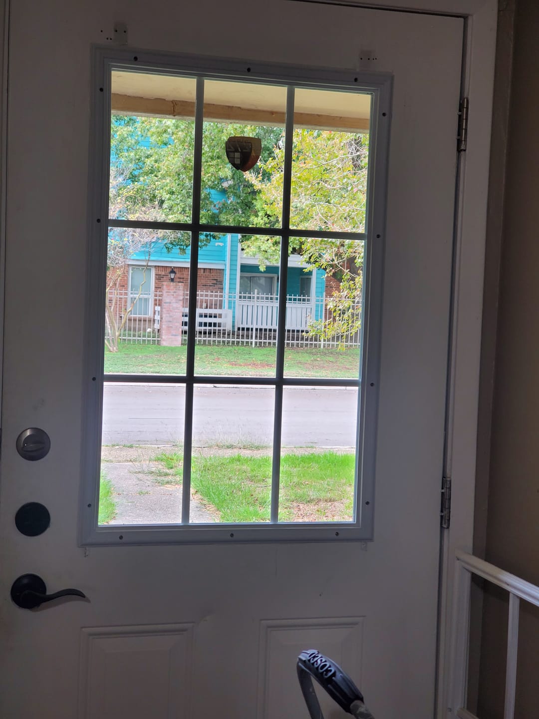 Customer photo review of Grills Between Glass 9 Lite Glass and Frame Kit (Half Lite)