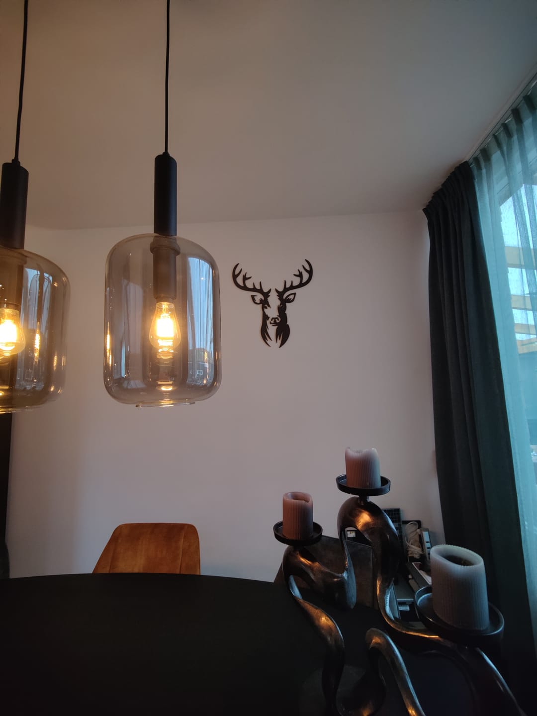 Customer photo review of Wanddecoratie dieren | Hert 2-delig