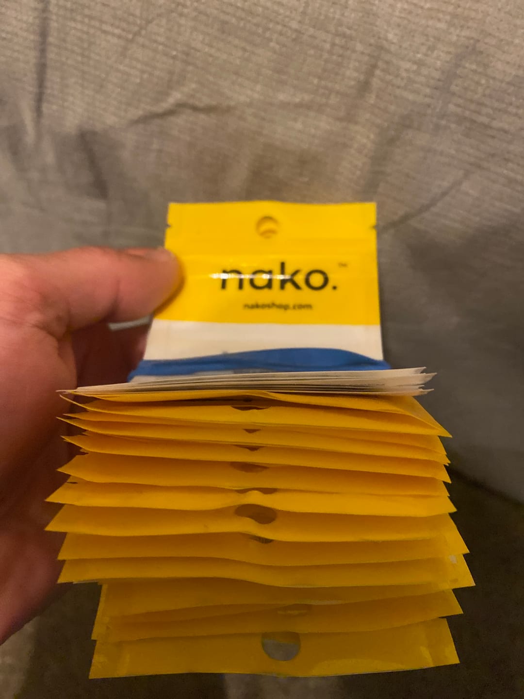 Customer photo review of 97% Purity Tungsten Polished Nail Weights | 10 Pack