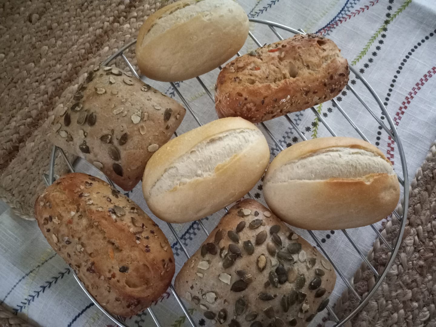 Customer photo review of Pumpkin Seed Rolls (5 pack)