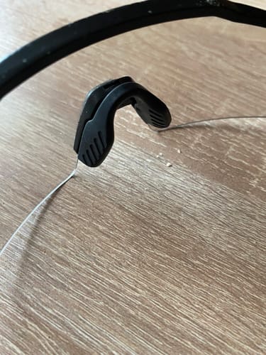 Customer photo review of Kapvoe Sunglasses Replacement Nose Pad