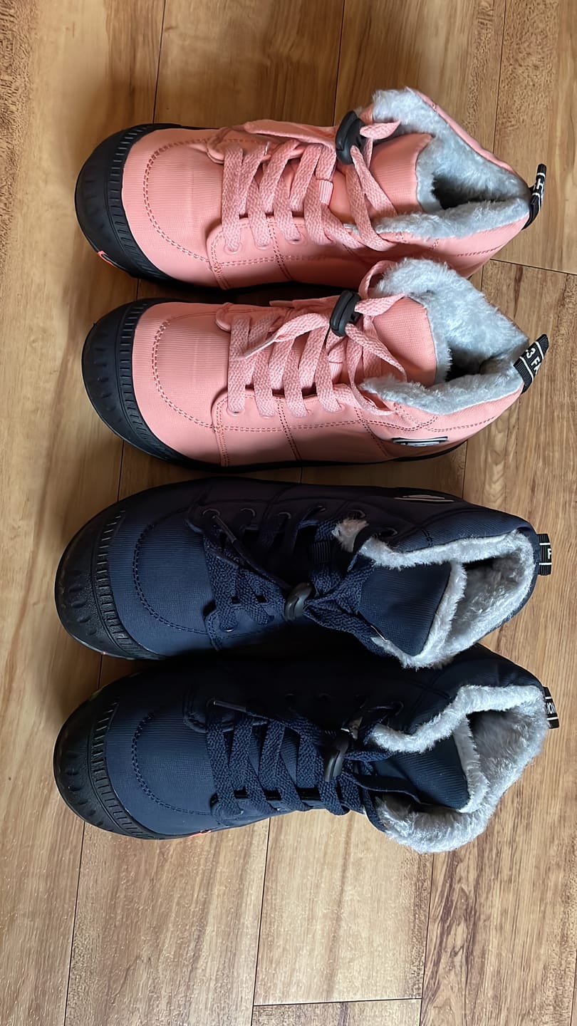 Customer photo review of Winter Pro Kids - wasserfeste Kinder-Barfußschuhe