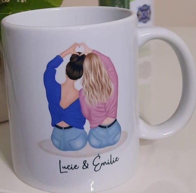 Customer photo review of Mug Personnalisé - Meilleures Amies