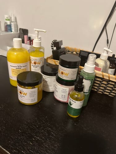 Customer photo review of Self care + glow bundle