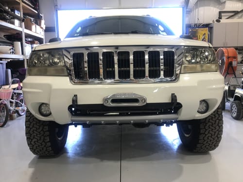 Customer photo review of WJ Hidden Winch Mount