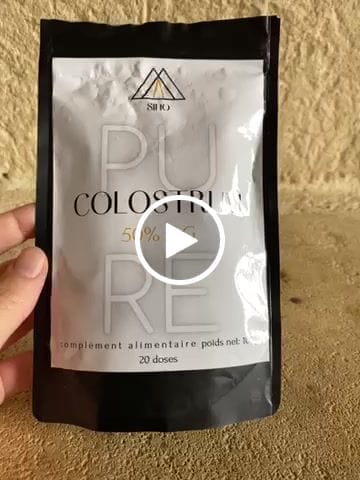 Customer video review of Colostrum