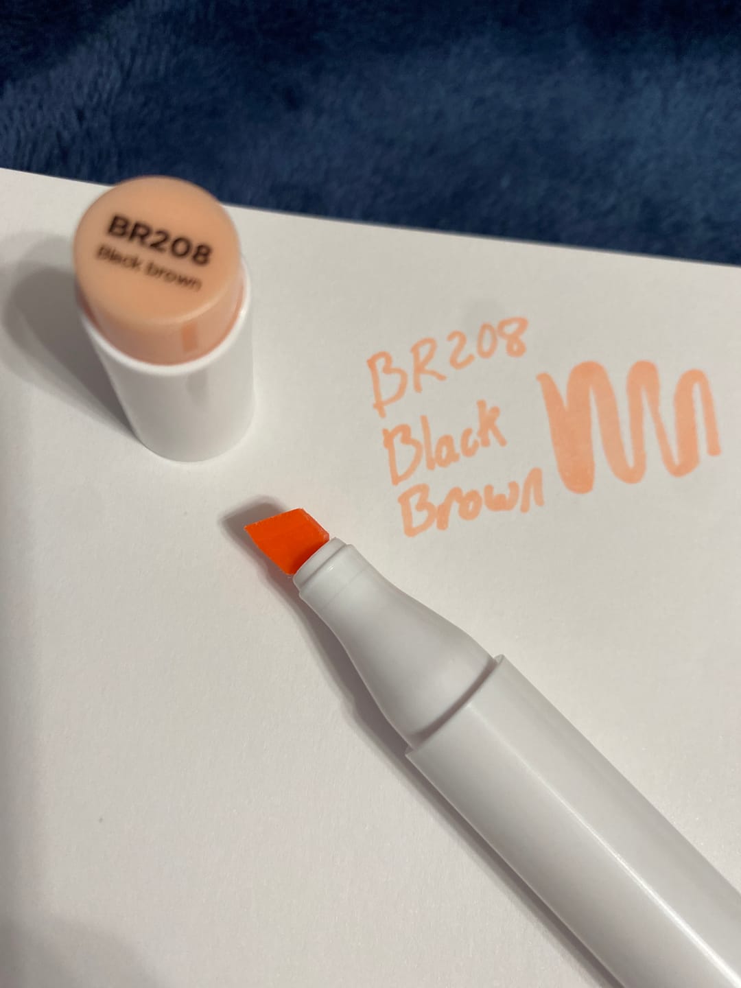 Customer photo review of Ohuhu Honolulu BR208 / YR57 Individual Marker, Brush & Chisel