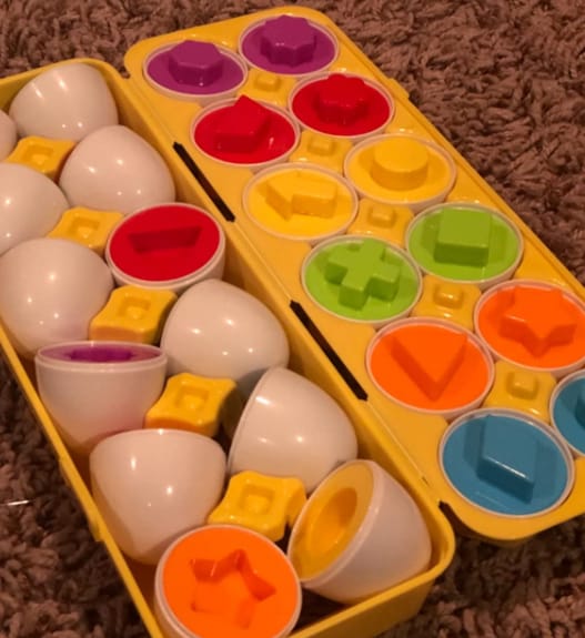 Customer photo review of Puzzle d’œufs 3D des enfants