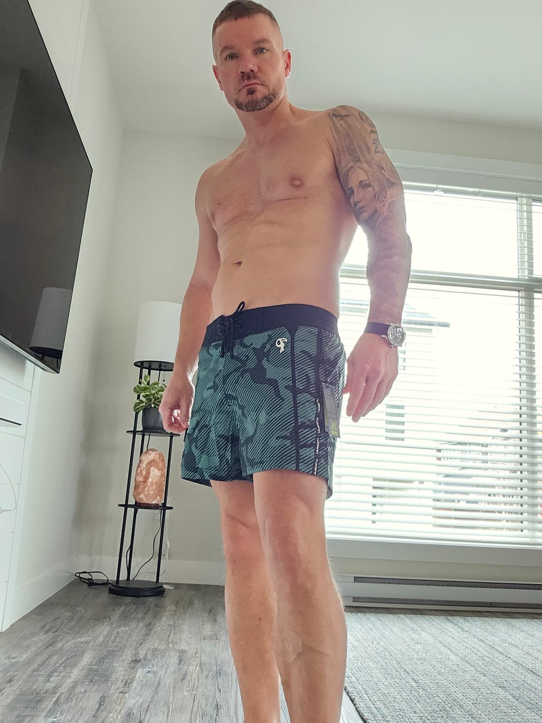 Customer photo review of Striped Green Camo  - 3"
