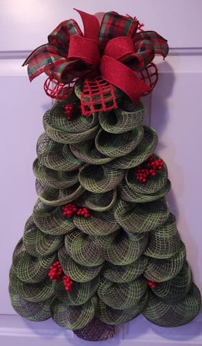 Customer photo review of 10.5"X10Yd Faux Jute/Pp Small Check Fresh Green/Moss RY8320B5