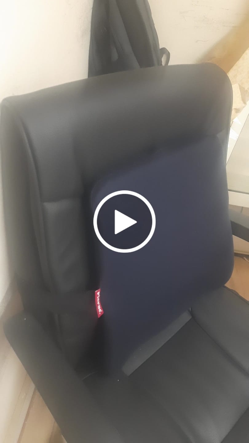 Customer video review of Ruf- Full back Support Pillow
