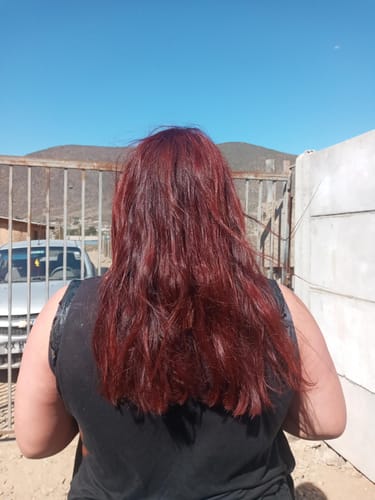 Reseña con foto de un cliente sobre Pack 3 Hennas Jamila Hair -  Cobrizo Natural y Duradero  👩🏼‍🦰