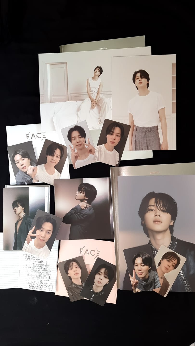 Customer photo review of BTS JIMIN - FACE 1ST SOLO ALBUM NO P.O.B VER.