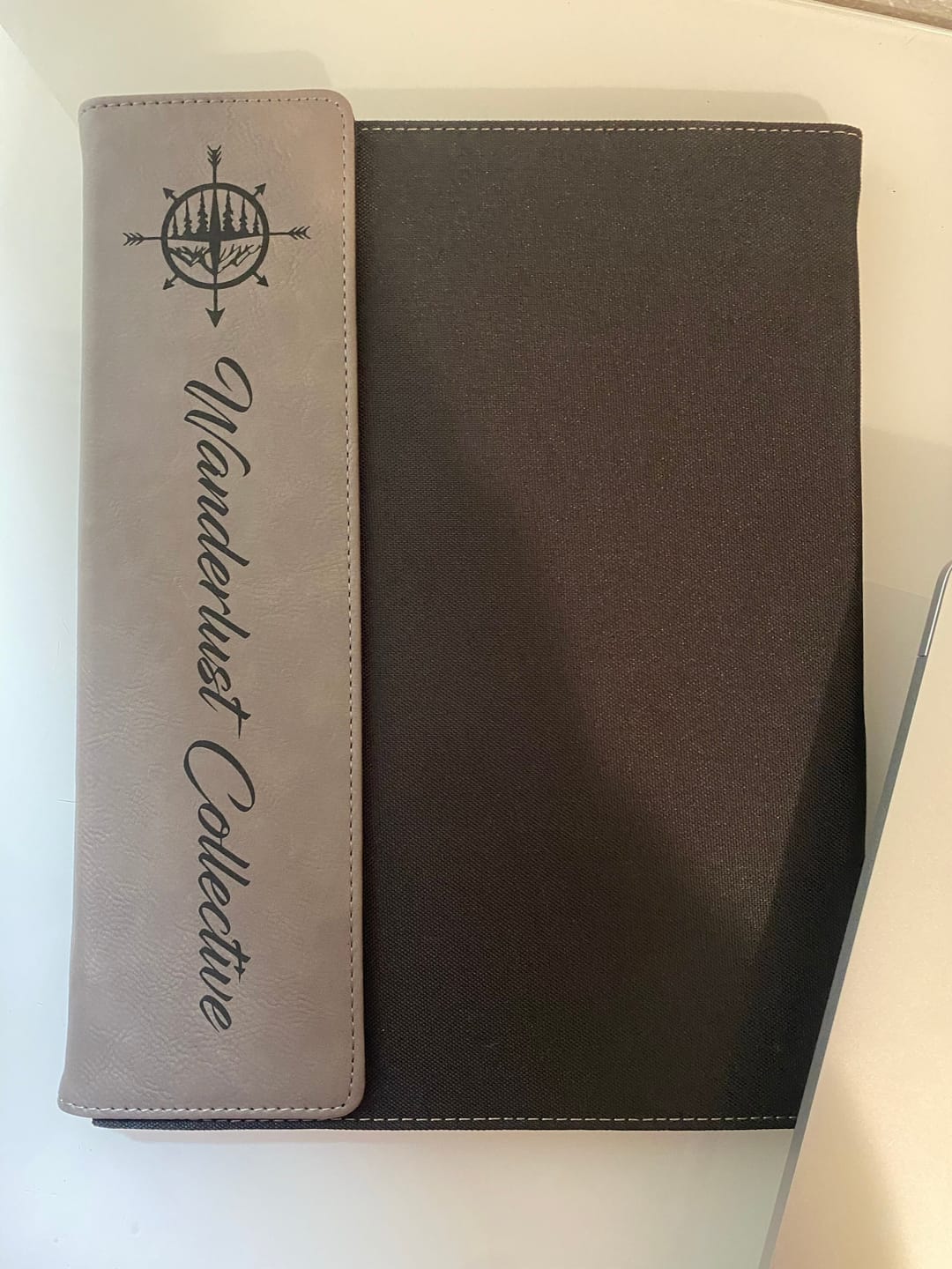 Customer photo review of Christmas Gift For Him, Personalized Journal, Padfolio with Refillable Notepad, Personalized Notebooks