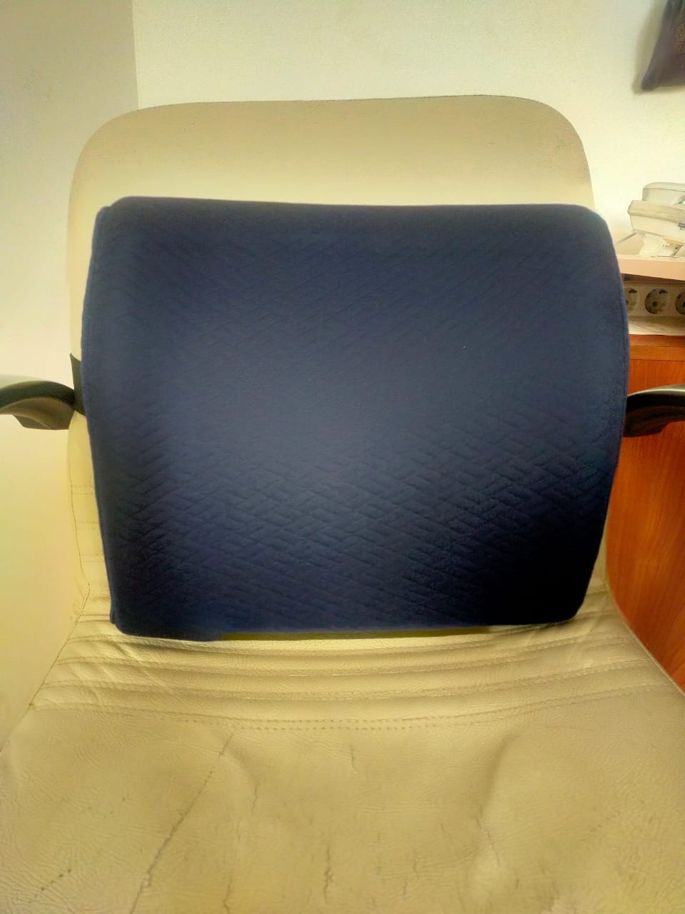 Customer photo review of Back Support Pillow - Rolo