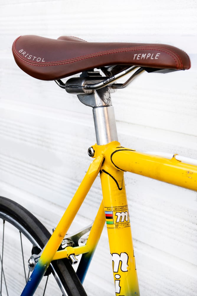 Customer photo review of Temple Bristol Saddle Brown