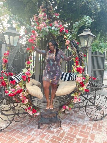 Customer photo review of Soulmate Diamante Dress