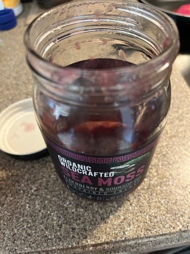 Customer photo review of Elderberry and Soursop Sea Moss Gel Trio