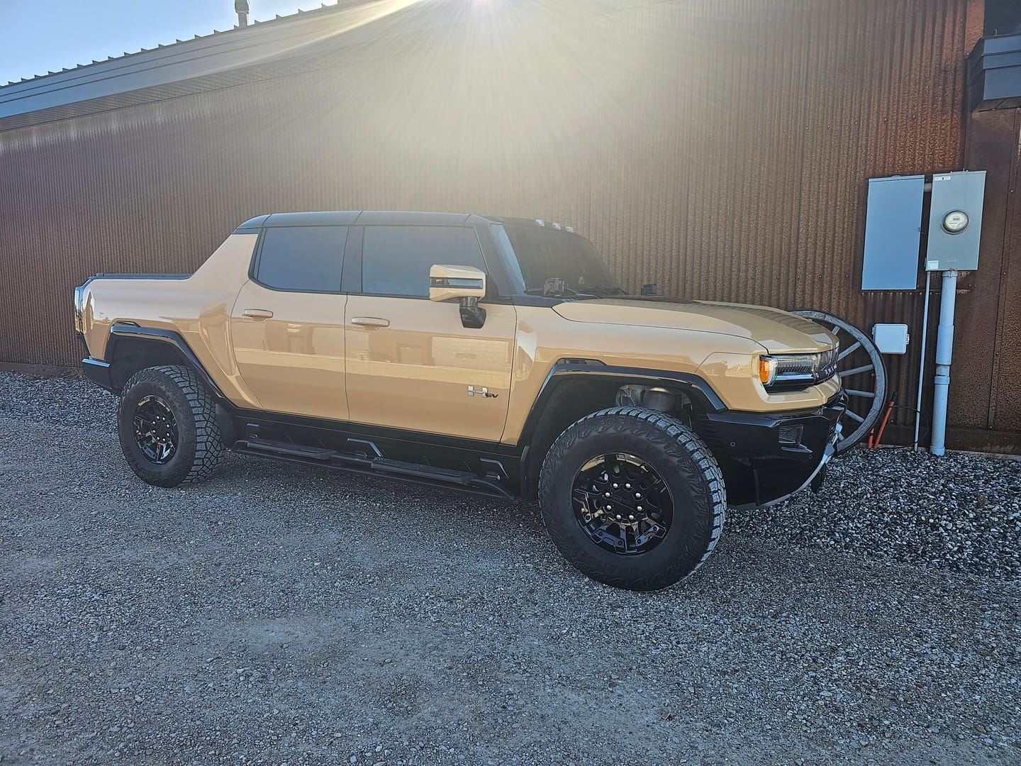 Customer photo review of High Glossy Decent Burlywood / Sand Vinyl Wrap