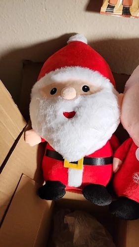 Customer photo review of Xmas Snuggles Plushies
