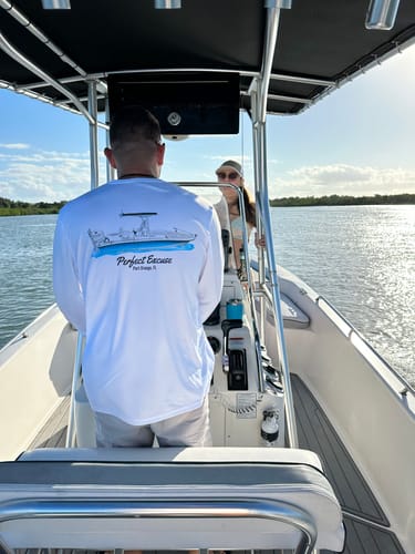 Customer photo review of Dri-Fit Custom Boat Shirts - Long Sleeve