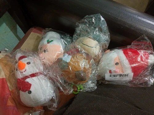 Customer photo review of Xmas Snuggles Plushies