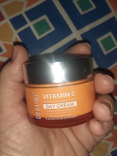 Customer photo review of Dr.Rashel Vitamin C Brightening & Anti Aging Day Cream