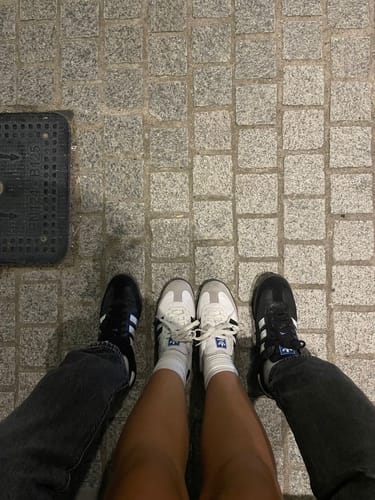 Customer photo review of Adidas Samba OG 'White Black Gum'