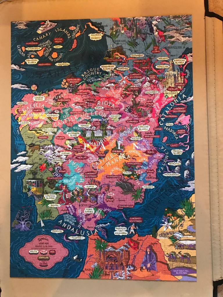 Customer photo review of Wine Puzzle - Spain