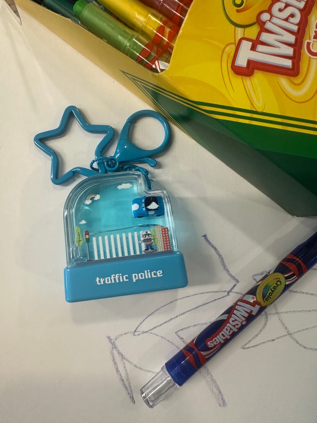 Customer photo review of Sparkly Liquid Filled Personalized Name Stamps