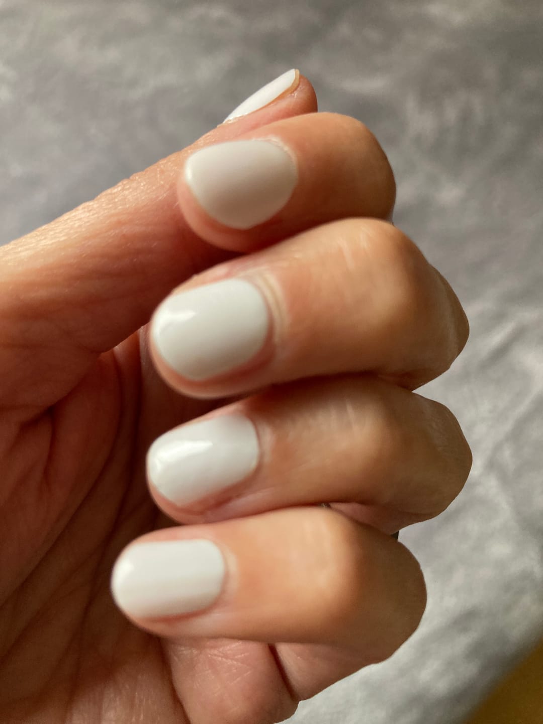 Customer photo review of Blanco Snow | Stickers de Esmalte