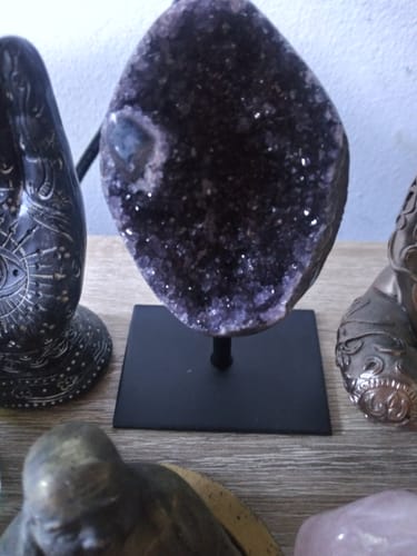 Customer photo review of Medium Amethysts on Stand (Choose your fav- 3,4)